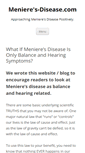 Mobile Screenshot of menieres-disease.com