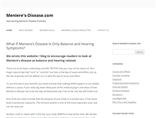 Tablet Screenshot of menieres-disease.com
